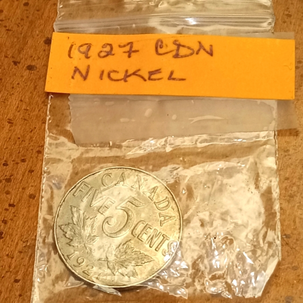 1927 Canada Nickel